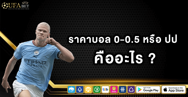 ราคาบอล 0-0.5 หรือ ปป คืออะไร